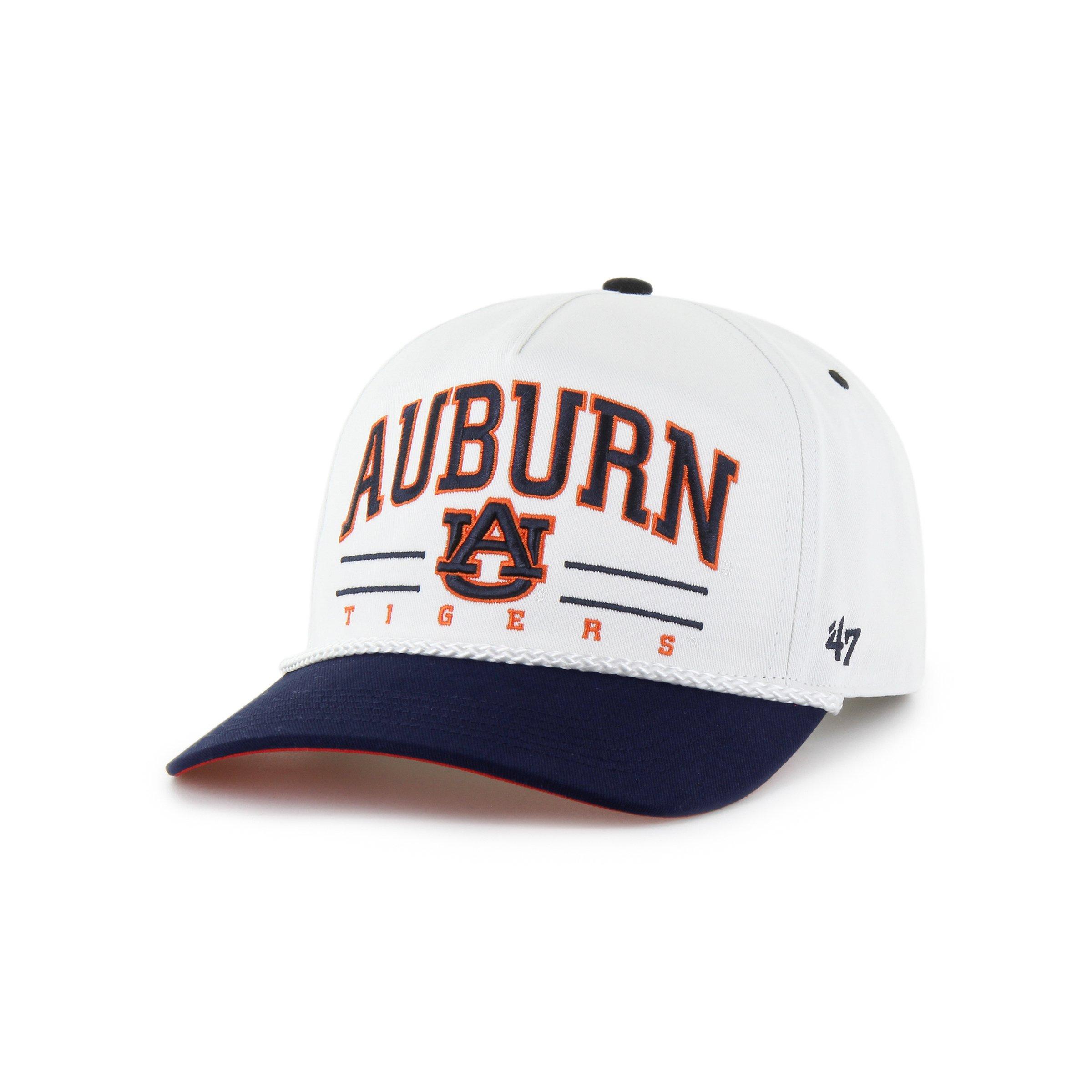 47 Auburn Tigers Roscoe Rope Hitch Snapback Cap - White - WHITE